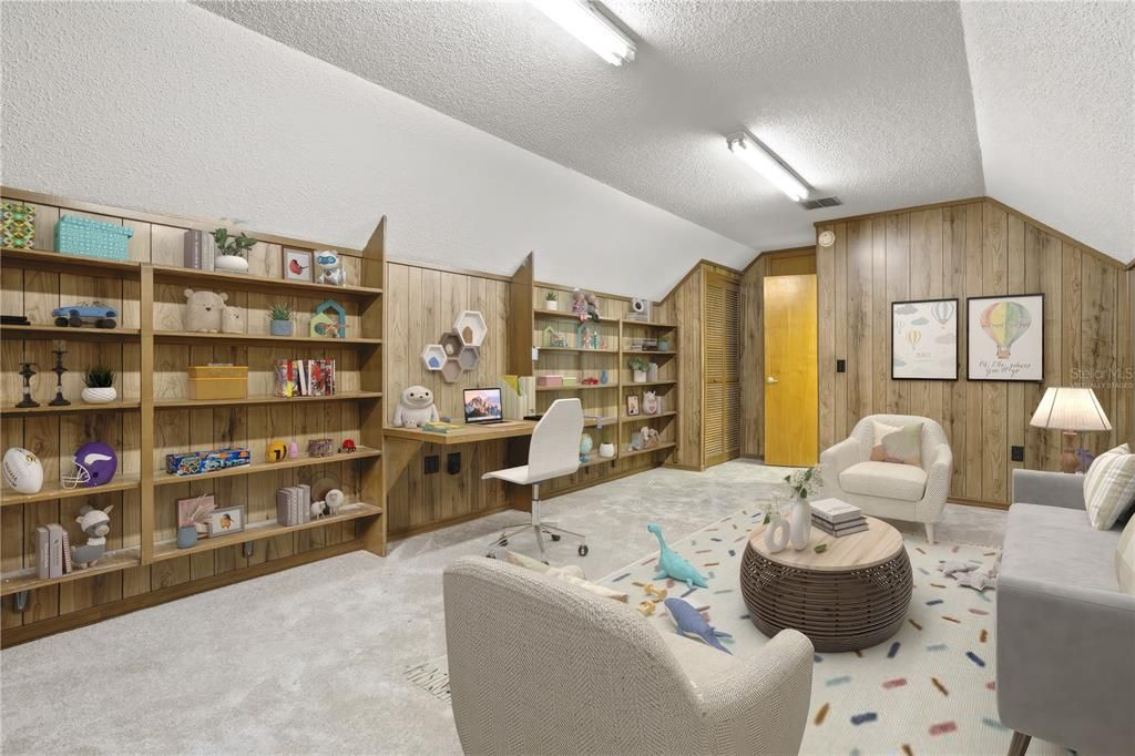 Virtually Staged play room