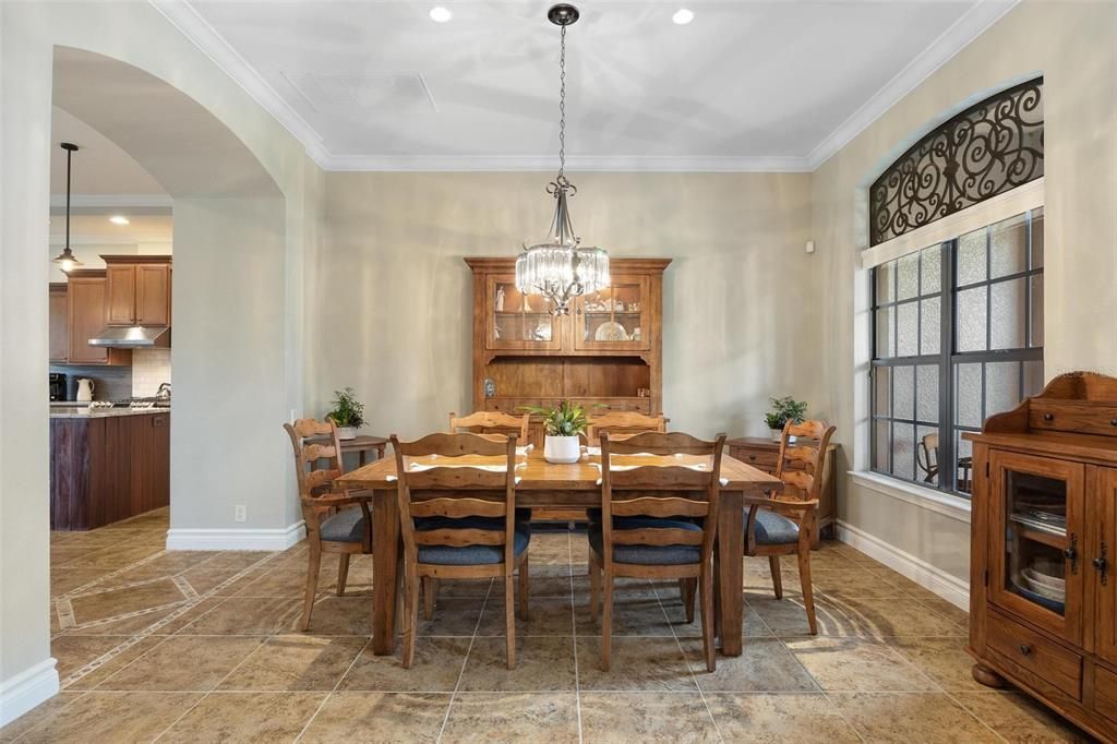 You will love the warmth of this home. Formal dining space for more traditional dining.