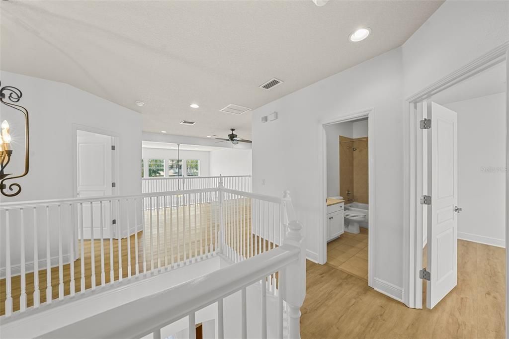 FANTASTIC second floor provides both  gathering and private spaces for the family or guests; a second family room, three additional bedrooms, two additional full bathrooms and a second floor veranda!