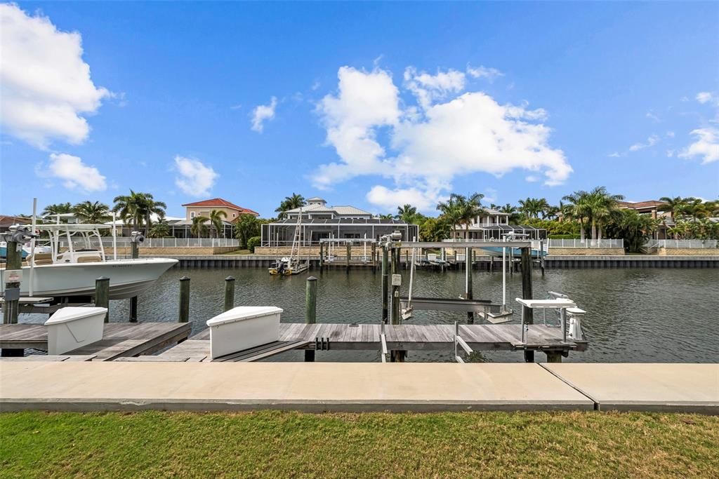 Private Boat Dock with water, power, & fish cleaning station. Recent upgrades.