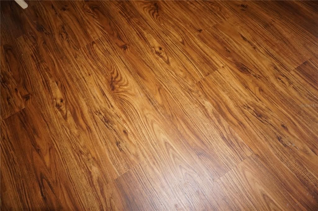 Laminate floors in living room
