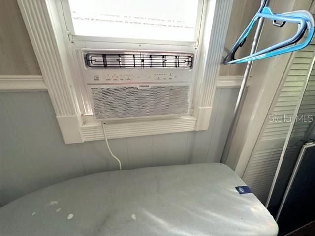 NEW WINDOW A/C IN UTILITY