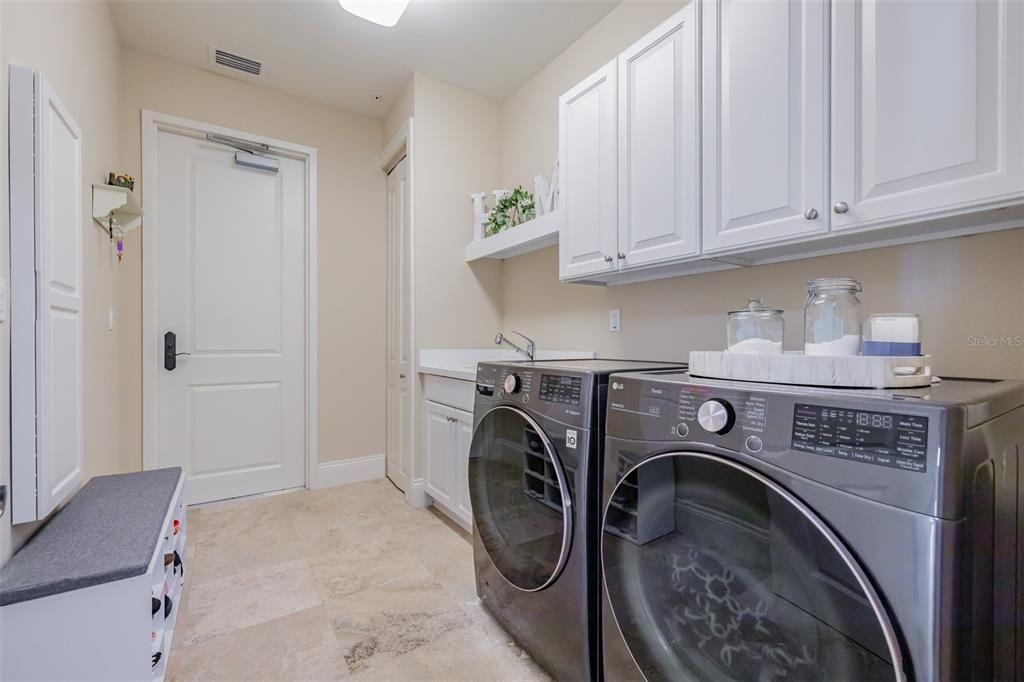Laundry Room to service cooridor