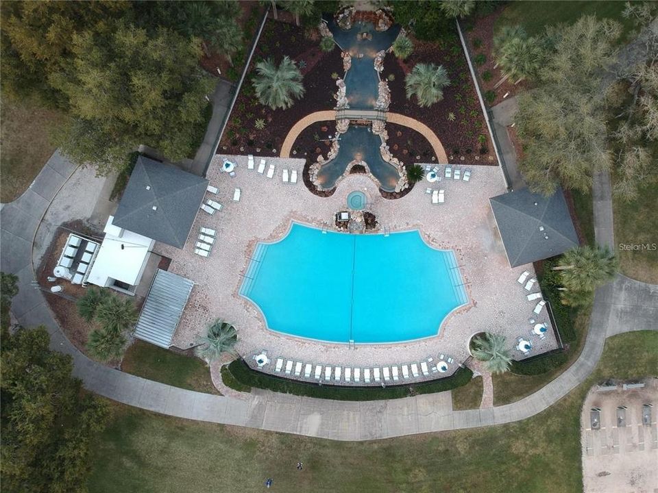 AERIAL VIEW OF MANOR POOL