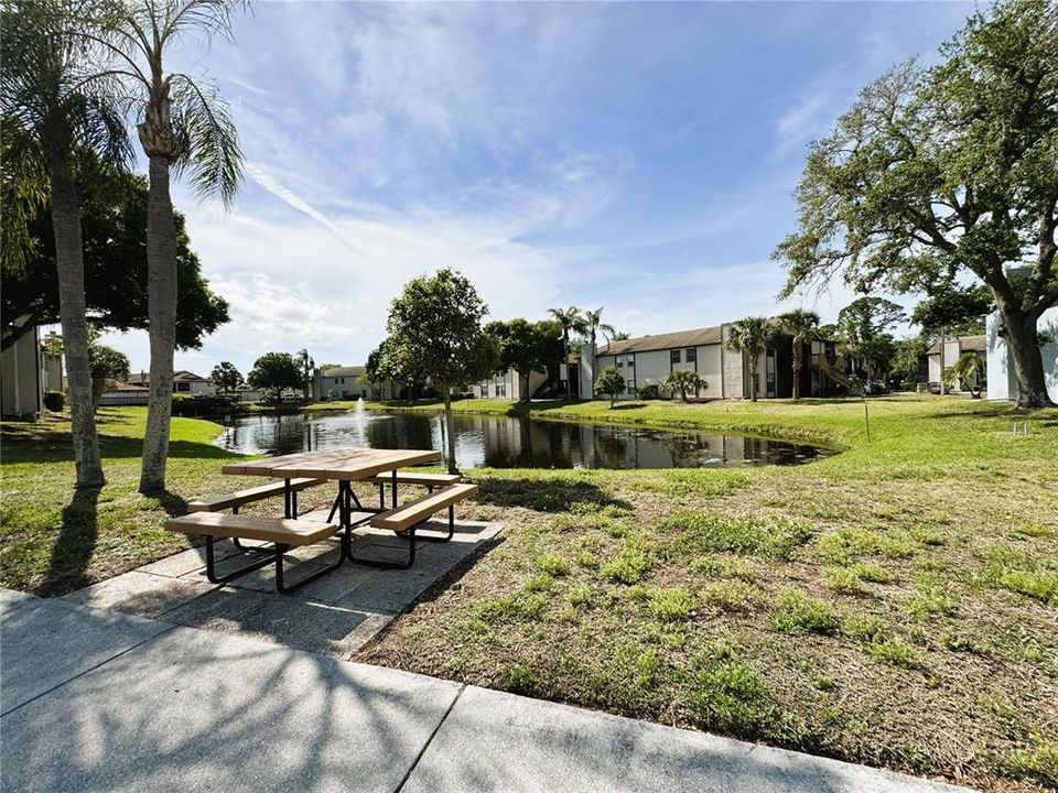 Picnic area for residents to enjoy.