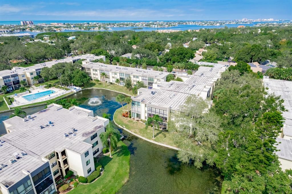 Aerial of community and amenities