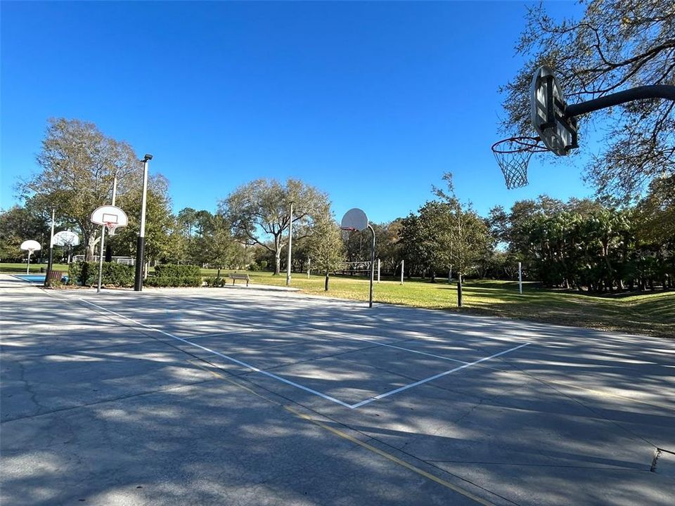 Basketball courts at The Commons!