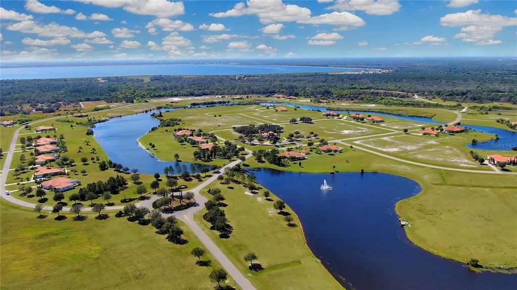 Lake Toscana Aerial