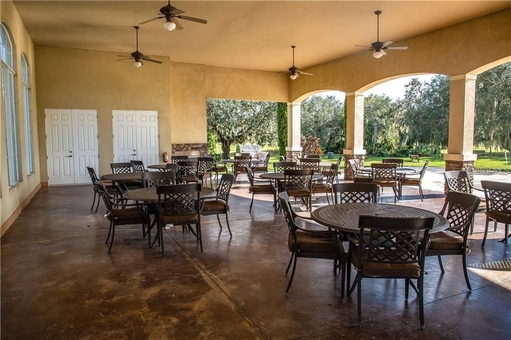 Covered Pavilion with Grill and Kitchenette