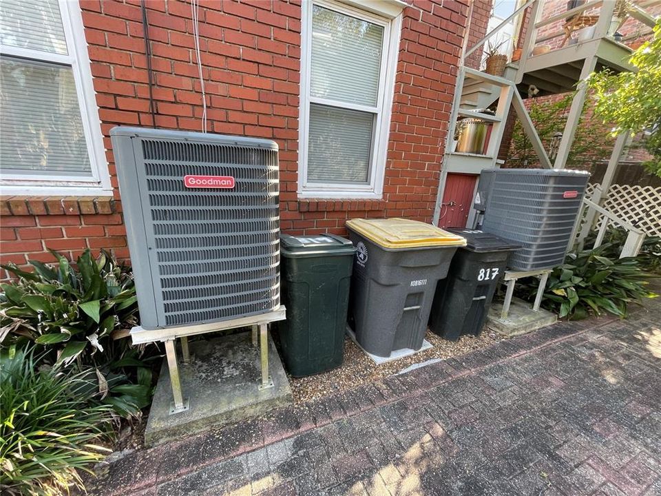 Elevated AC. Installed 2014.