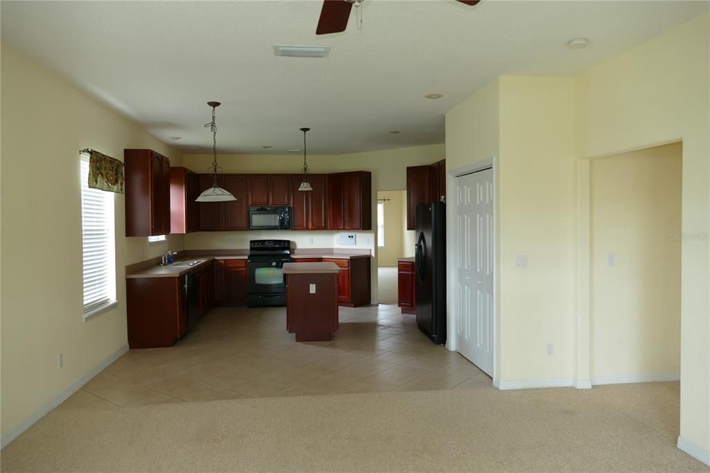 Kitchen from family room