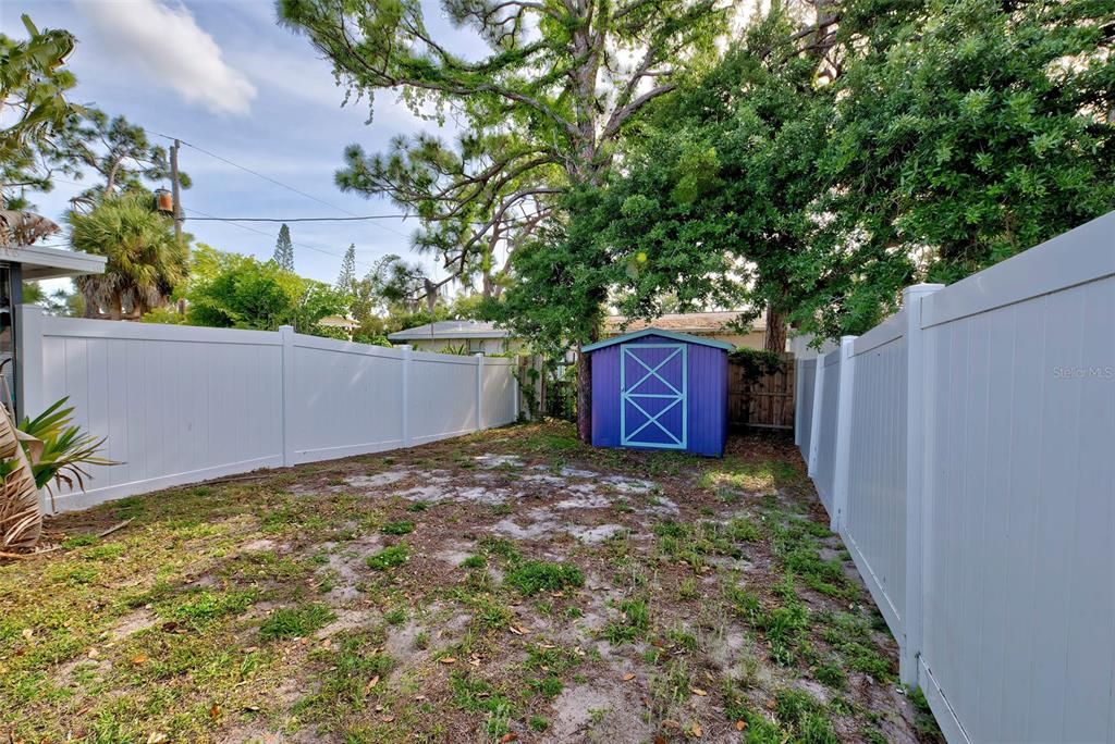 Access to Shed area - from outside between houses.