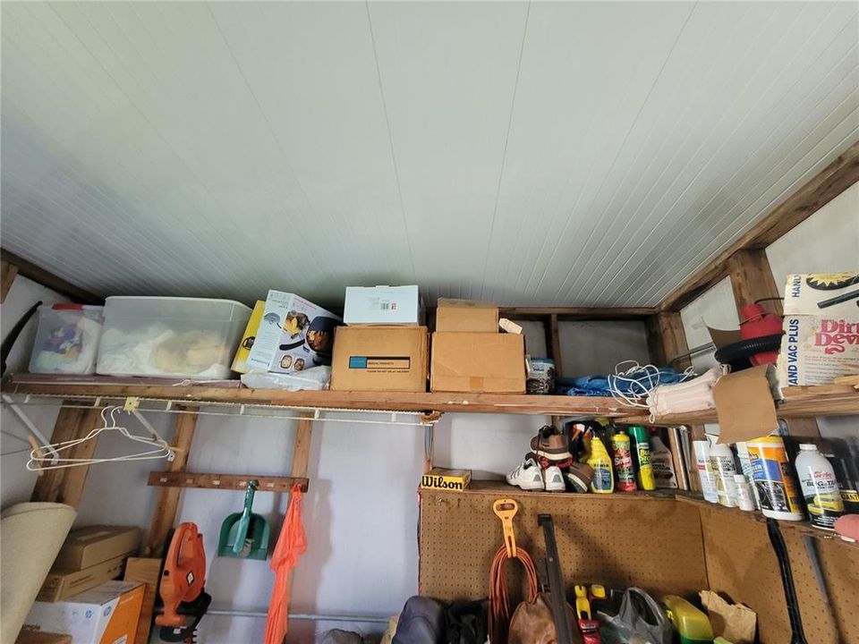 Shed provides LOTS of storage