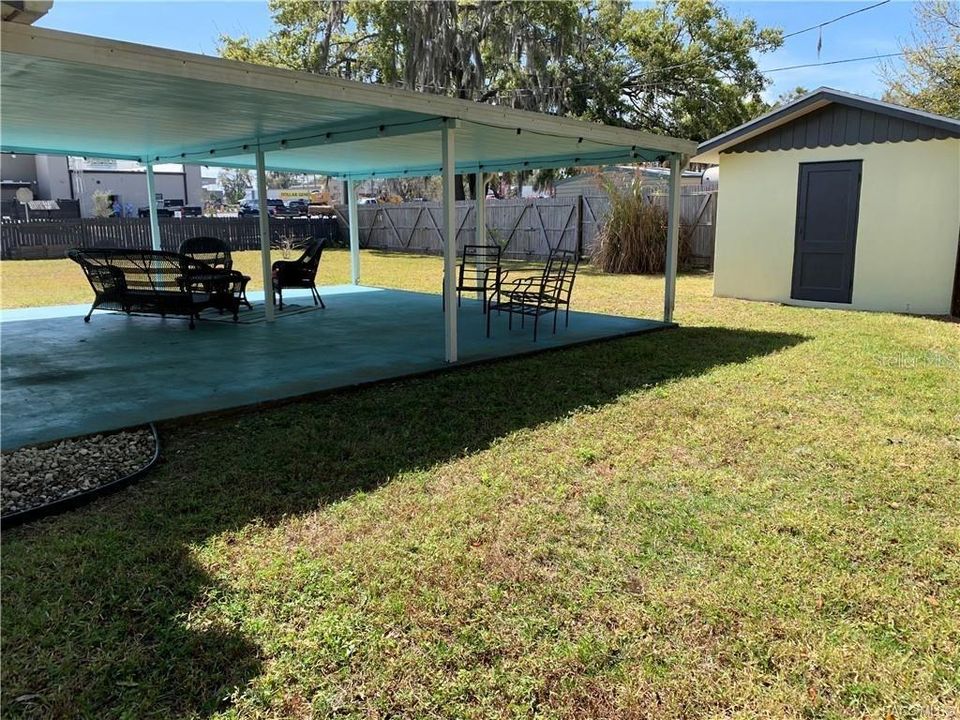 Covered Patio/Shed
