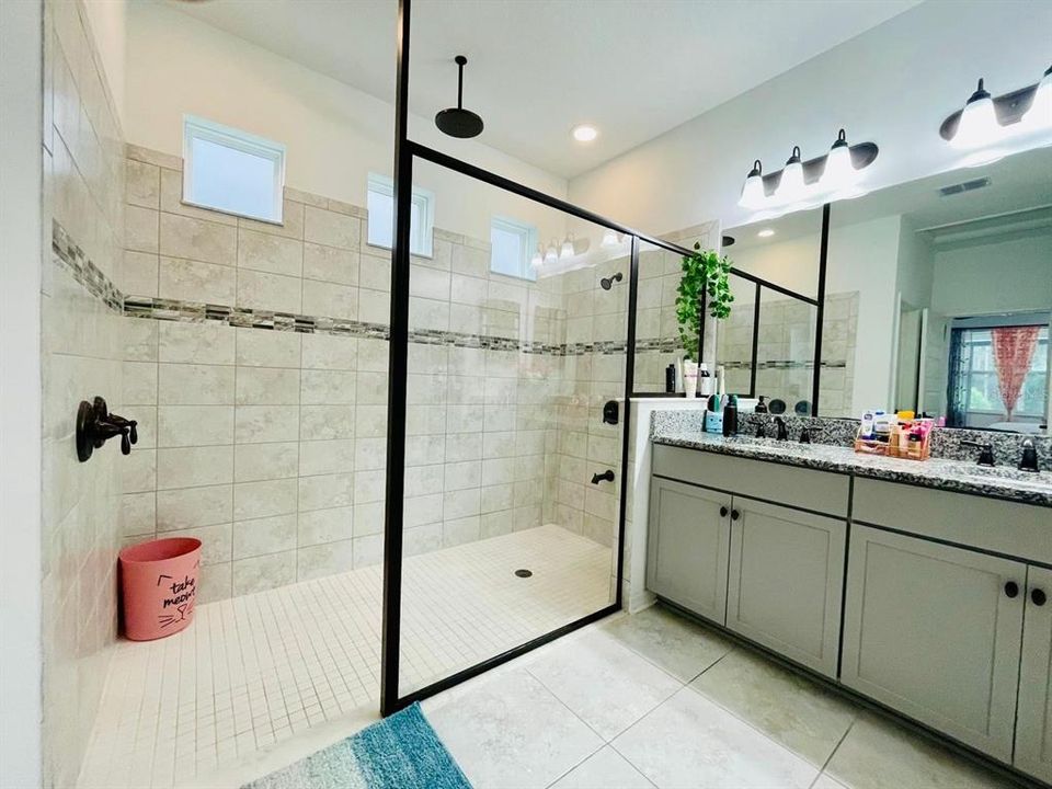Over-sized Shower