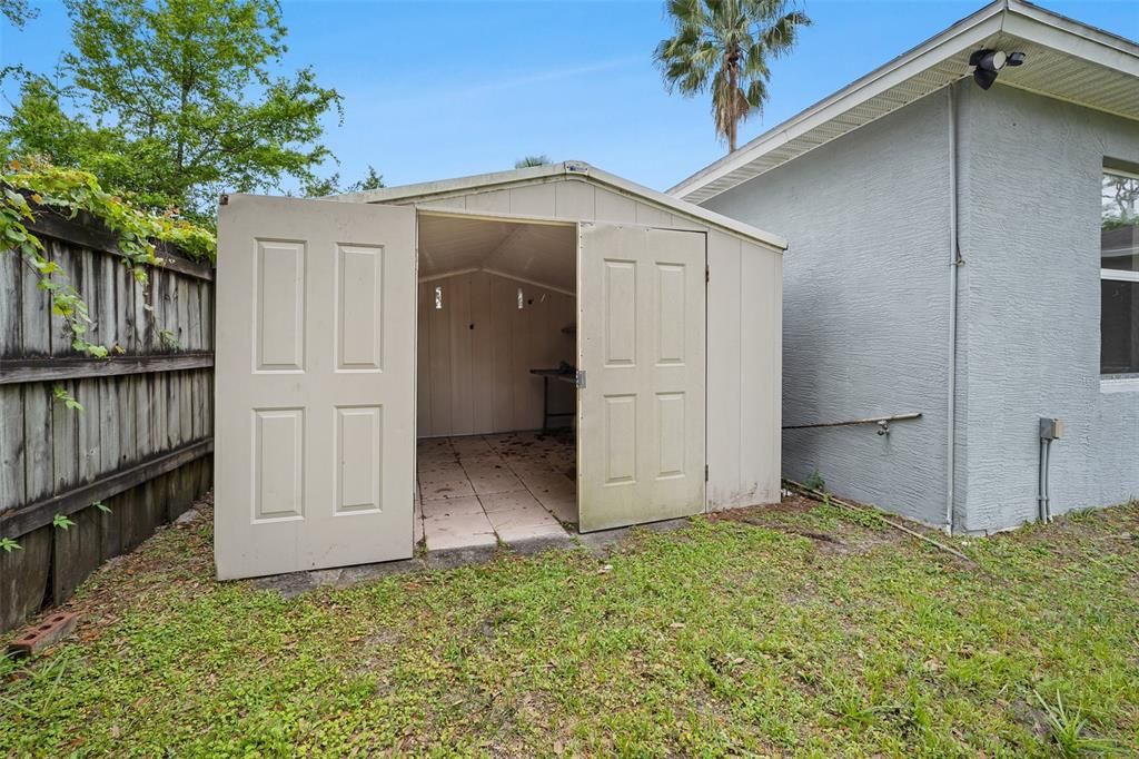 Storage shed