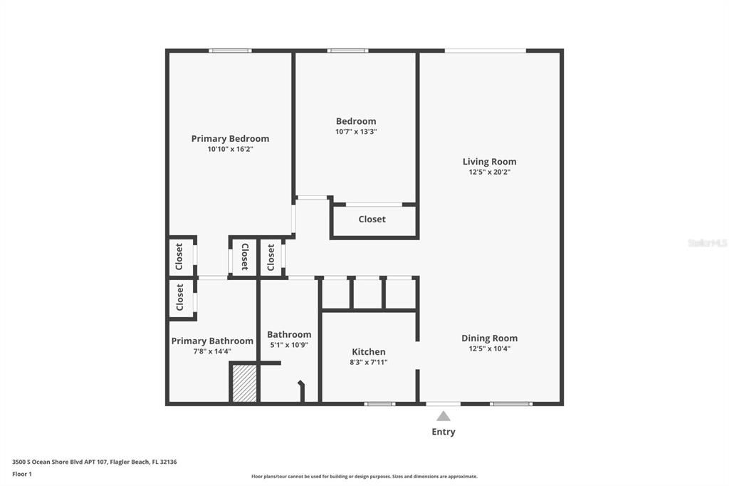 For Sale: $387,500 (2 beds, 2 baths, 1107 Square Feet)