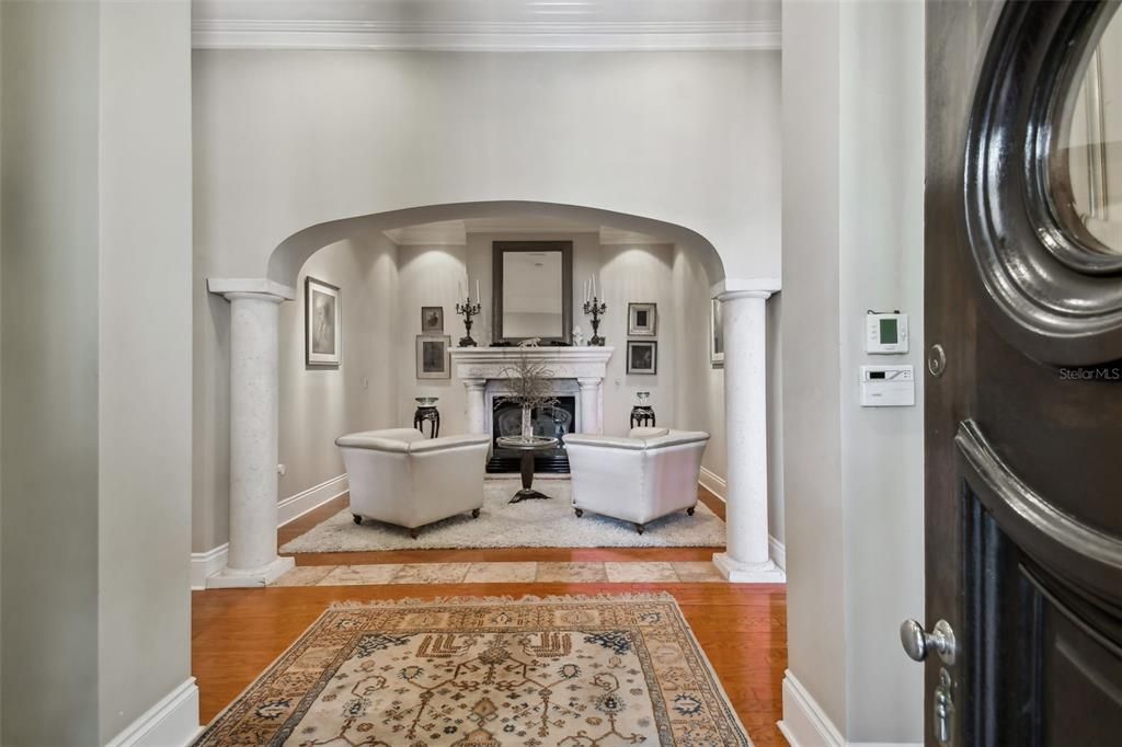 Welcoming Sitting Room off of Penthouse Foyer