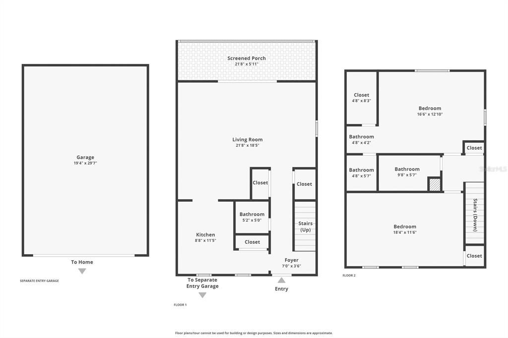 For Sale: $600,000 (2 beds, 2 baths, 1225 Square Feet)