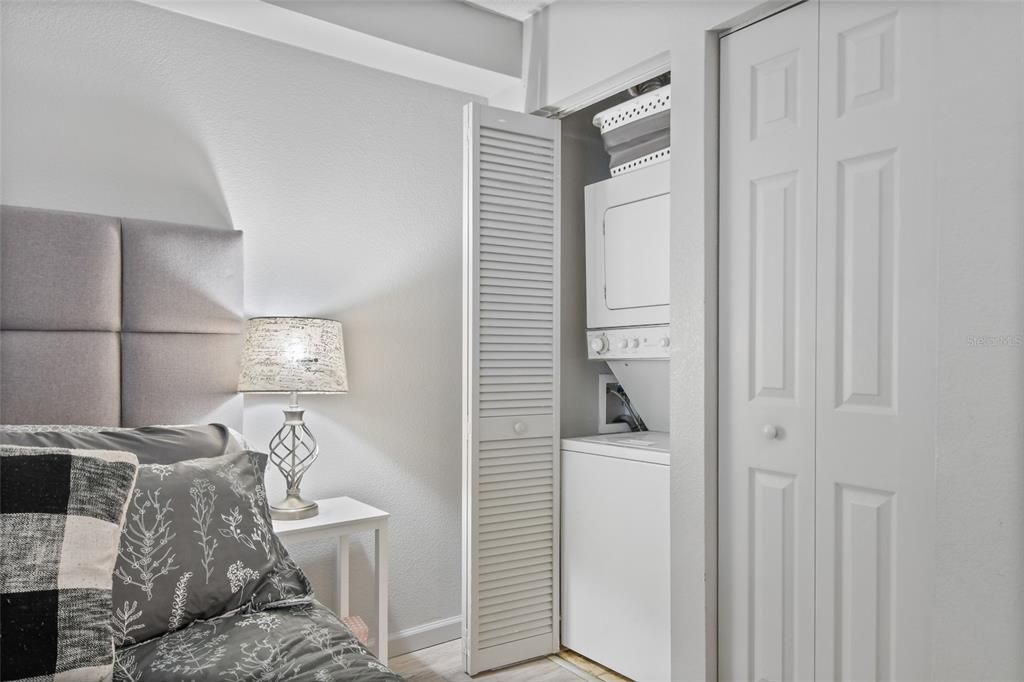 Your Own Stack Washer & Dryer in this Condo!