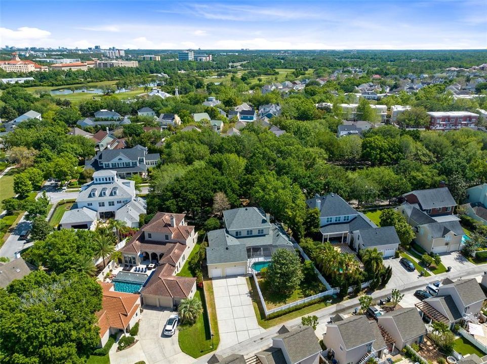 View from the home towards the Celebration Golf Club