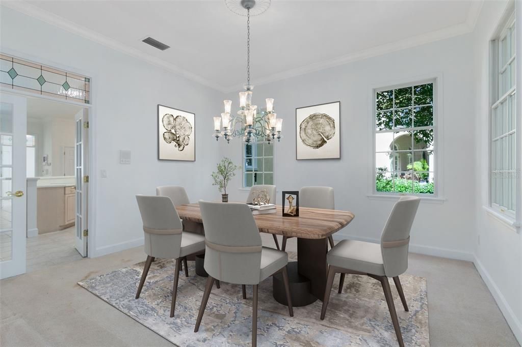 Virtually Staged - dining room