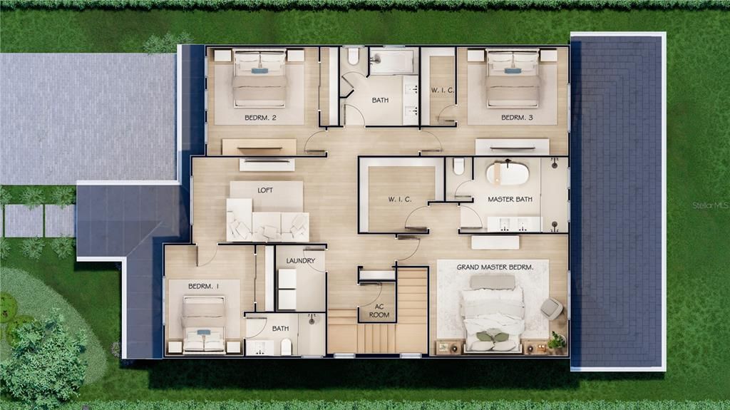 Terrific 2nd Level Floor Plan maximizing this great space!