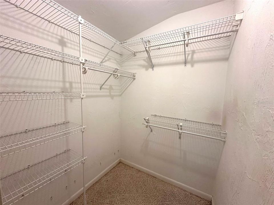 Owners suite walk in closet