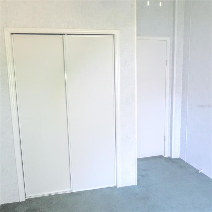 First bedroom closet