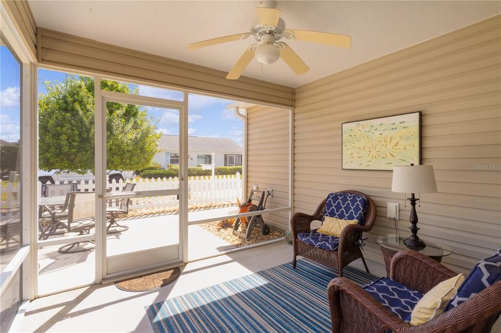 Cool Lanai to read a book or just chill.