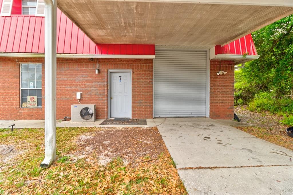 Rear leading to the Upstairs Storage Units