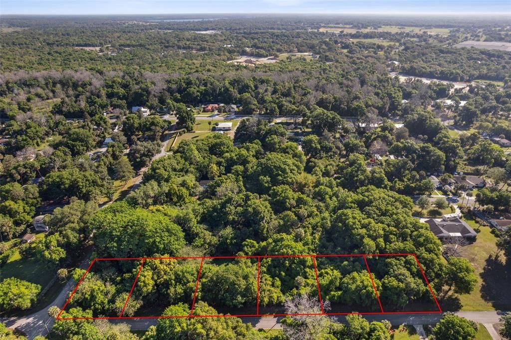 Six total lots AVAILABLE, please note this listing is for ONE quarter acre lot