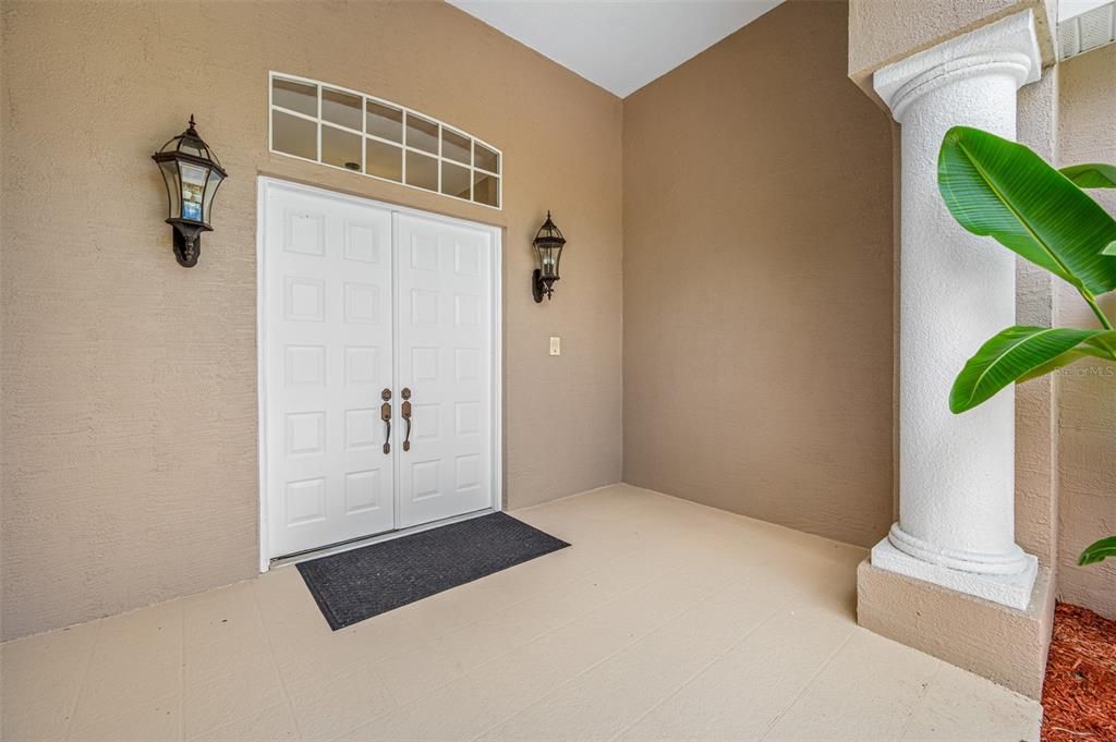 Front Door Entrance to Courtyard