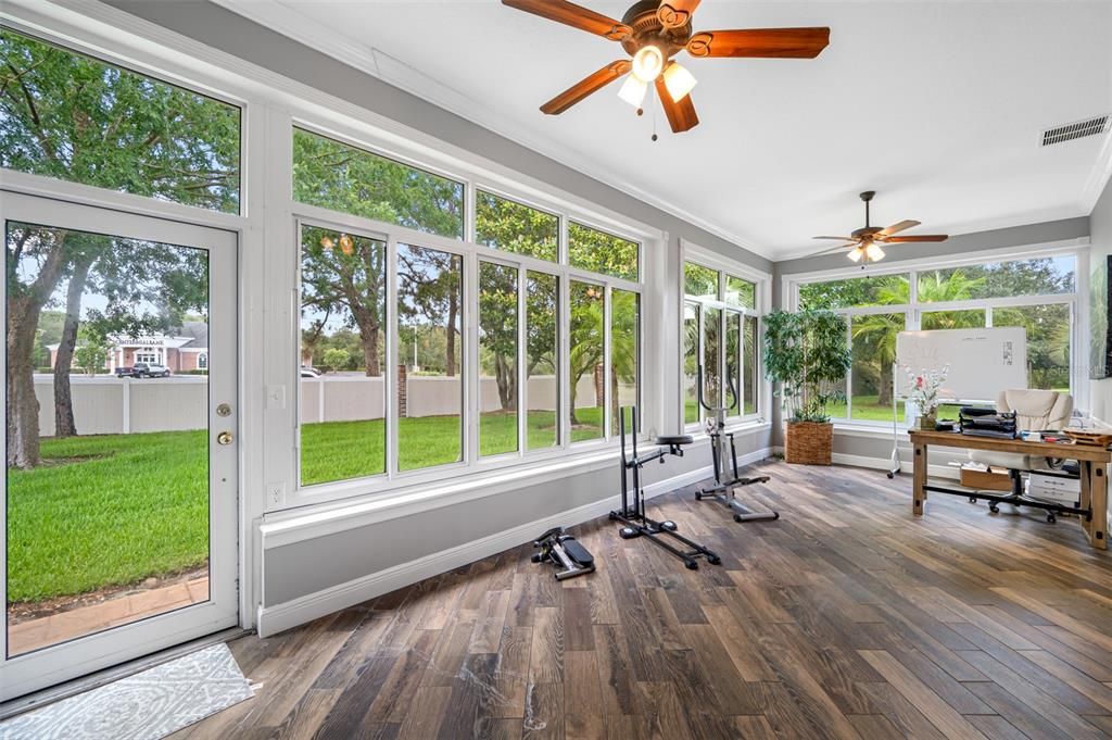 Enclosed Sunroom