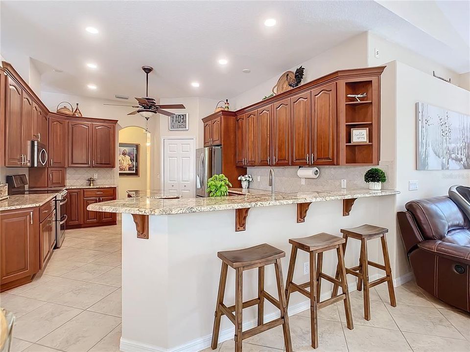 kitchen view from family room