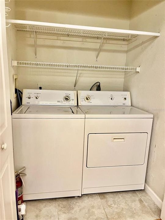 Washer & Dryer Closet off Dining room