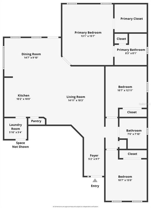 For Sale: $317,500 (3 beds, 2 baths, 1401 Square Feet)