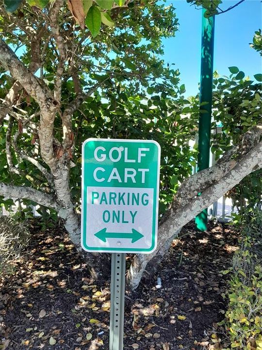 Golf cart friendly!