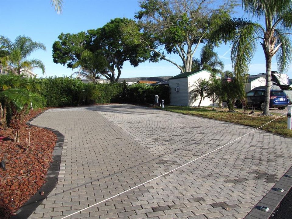 Paver driveway