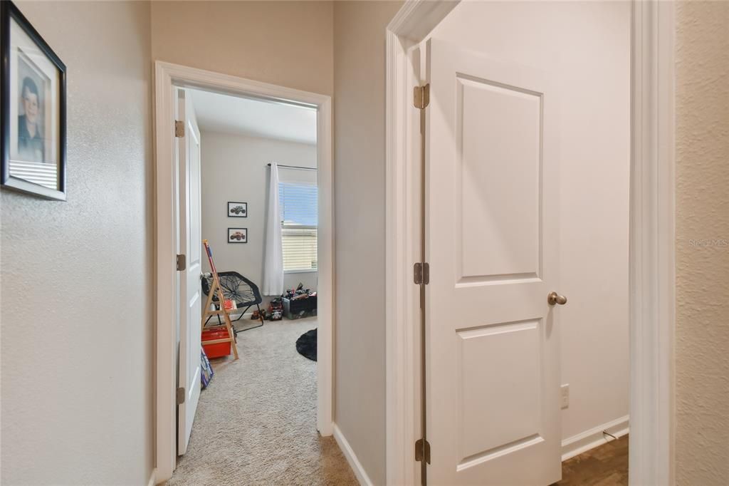 Hallway to 4th Bedroom and Laundry Room