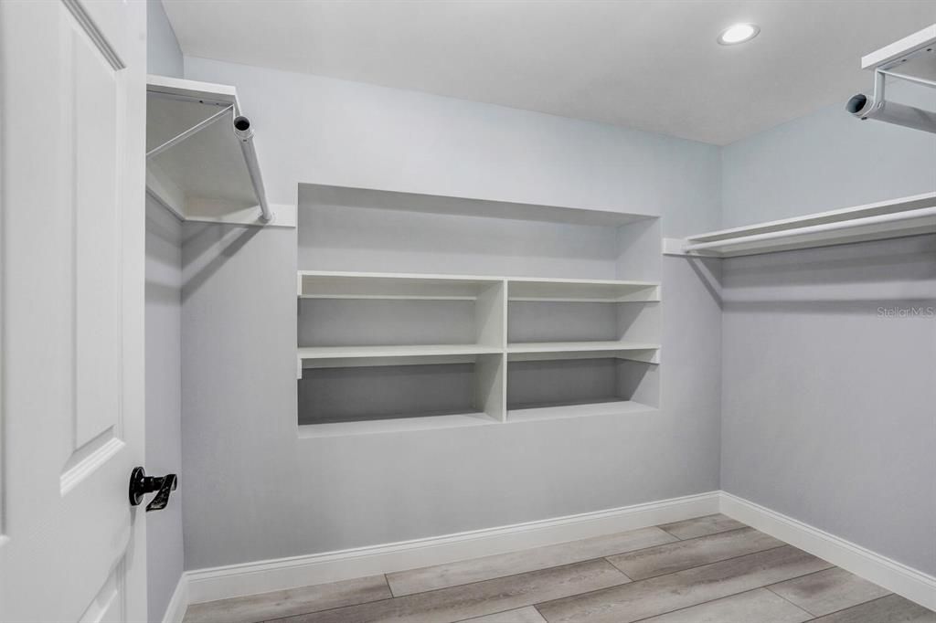 Master Bedroom Walk-in Closet