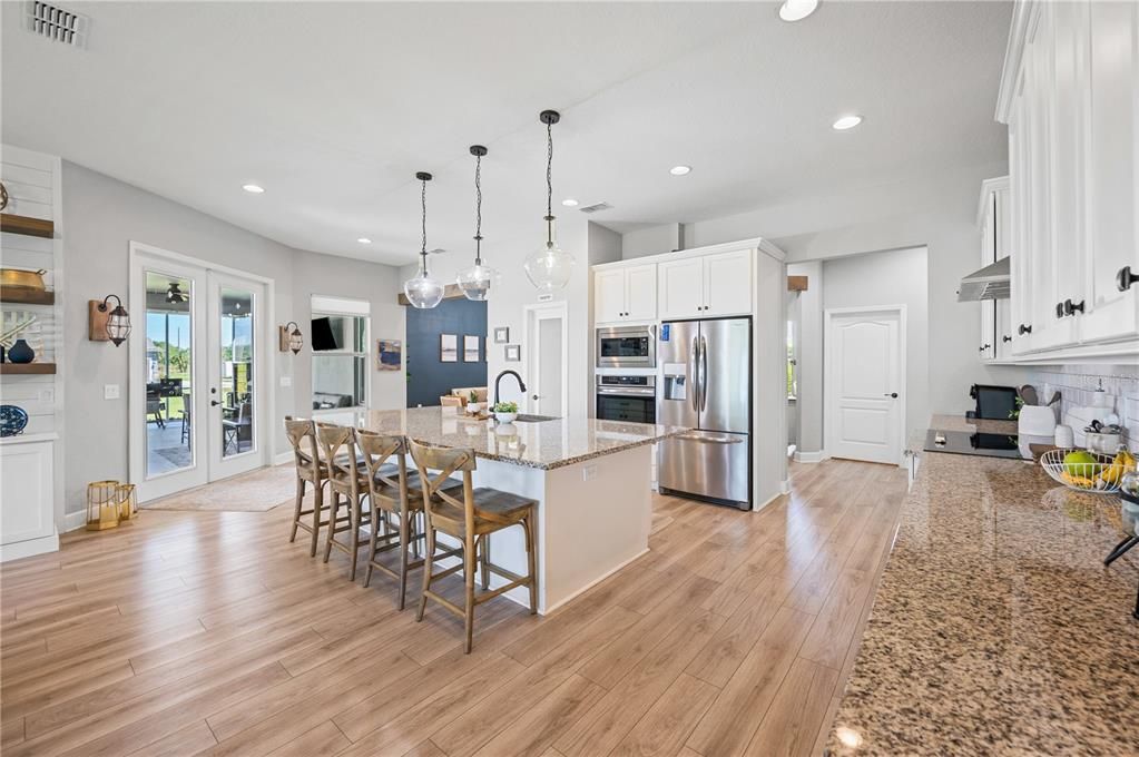 Open Kitchen/Family Room with Lake views!