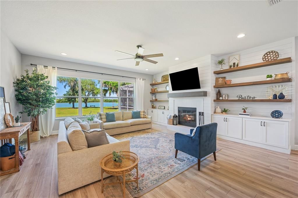 Open Kitchen/Family Room with Lake views!