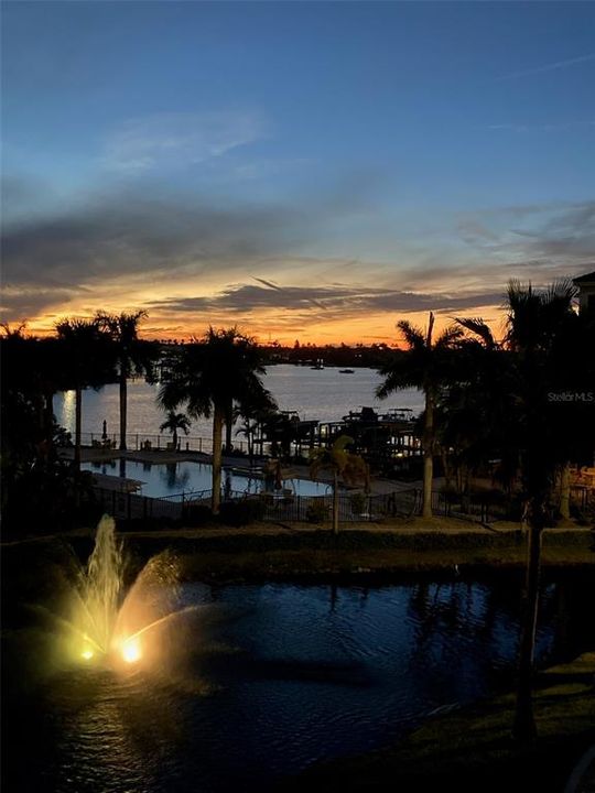 Sunset View from Masterbedroom back porch