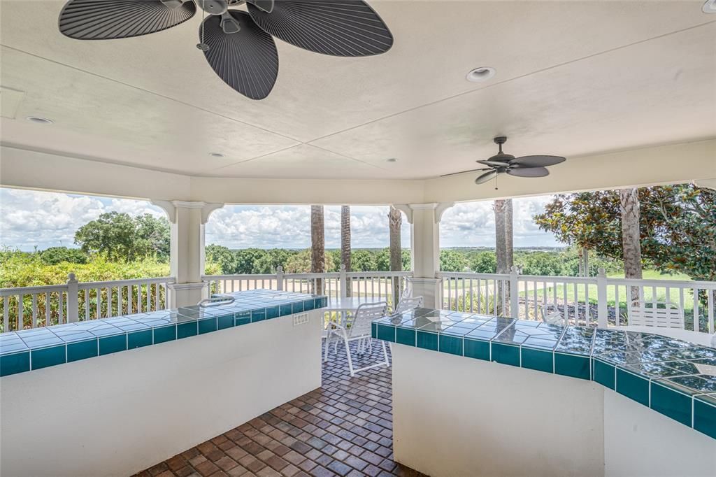 Pool Gazebo area Available for Resident to Reserve. Overlooks Hole #1