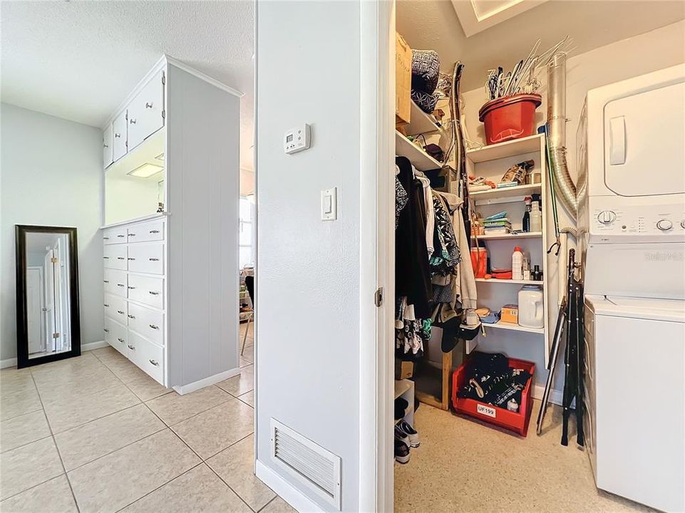 In-Law-Suite closet and laundry room