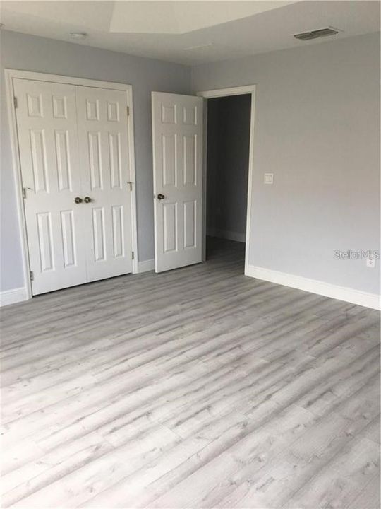 MASTER BEDROOM laminate flooring