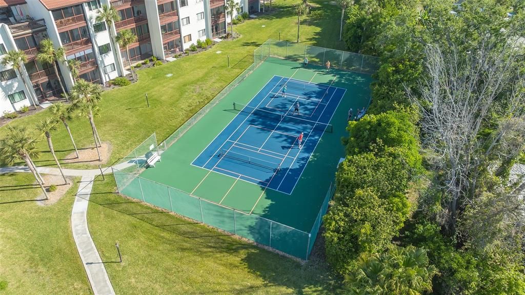 Tennis/pickleball court.