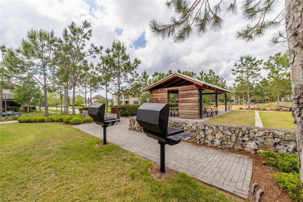 Community Grill and Covered Picnic Area