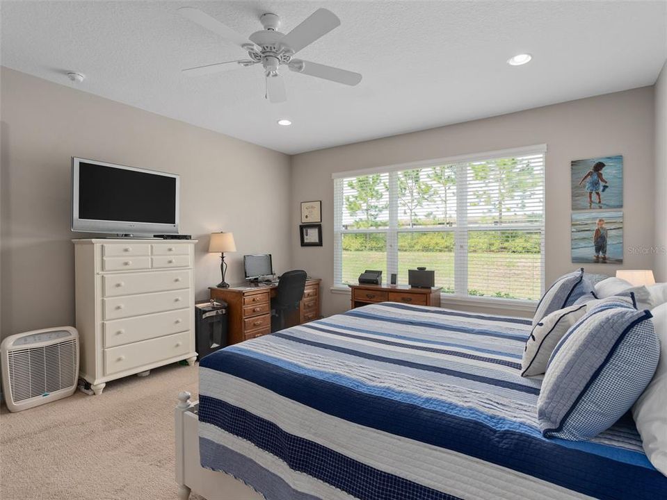 Primary Bedroom Suite has plenty of natural light and additional ceiling lighting